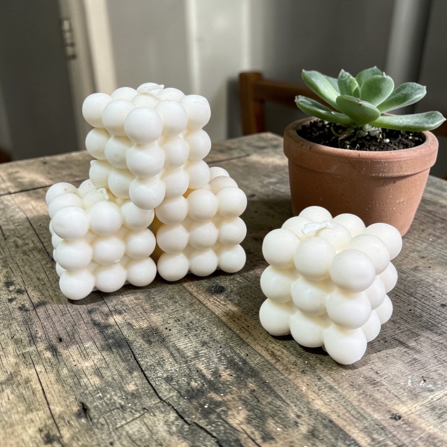 Bubble Cube Candles