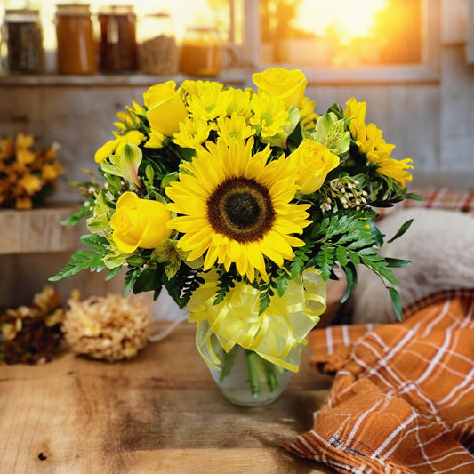 Sunflowers in Yellow