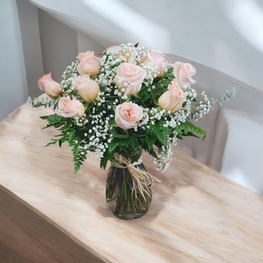 A Hug in Roses for Mom