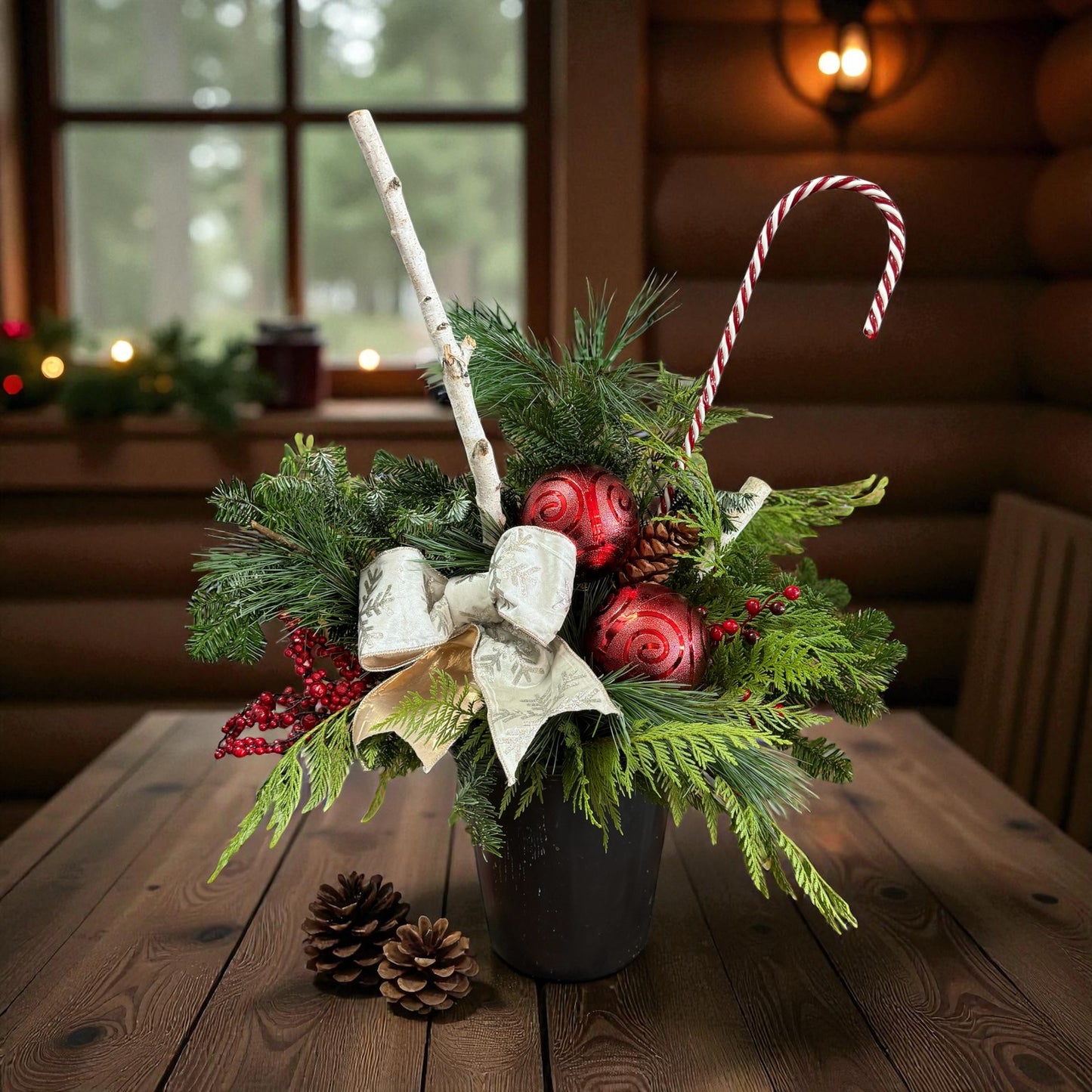 Classic Christmas Urn