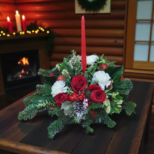 Holly Night Centerpiece