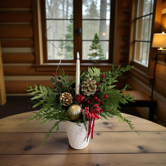 Holiday Candle Arrangement