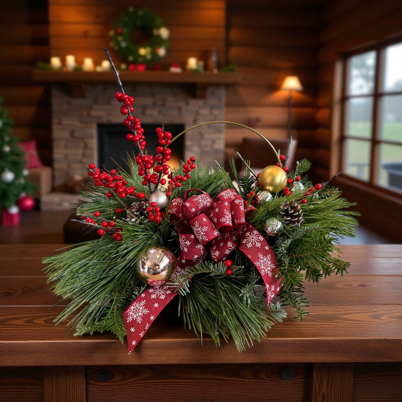 Classic Christmas Centerpiece